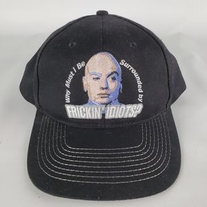 Vintage 1999 Austin Powers Strapback Hat Dr. Evil